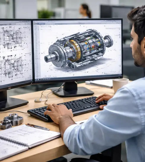 CNC machining support for new product development at Kovai Forge