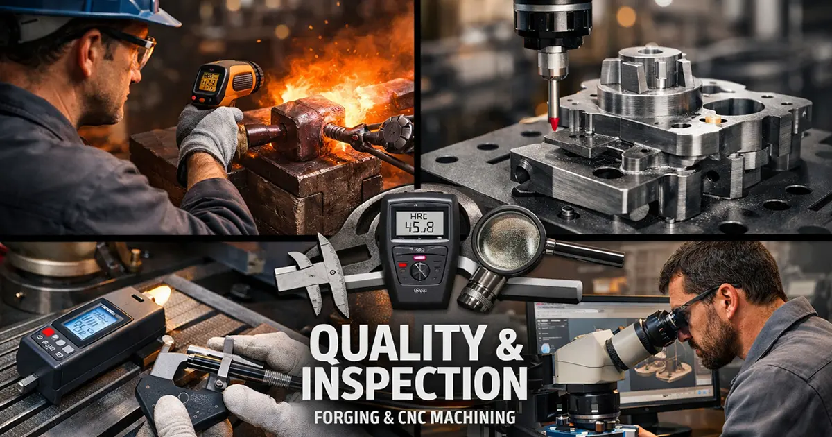 Quality & Inspection in Manufacturing | Forging & Machining – Kovai Forge